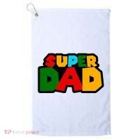 Super Dad Retro Gift Golf Towel thumb 0