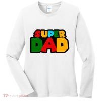 Super Dad Retro Gift Women's Long Sleeve Shirt thumb 0
