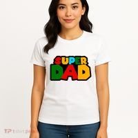 Super Dad Retro Gift Women's T-Shirt thumb 4