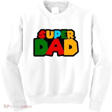 Super Dad Retro Gift Kids Sweatshirt