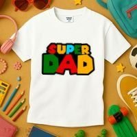 Super Dad Retro Gift Kids T-Shirt thumb 3