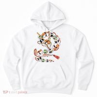 Sushi Dragon Roll Japanese Food Kawaii Dragon Anime Sushi Hoodie thumb 0