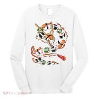 Sushi Dragon Roll Japanese Food Kawaii Dragon Anime Sushi Long Sleeve Shirt thumb 0