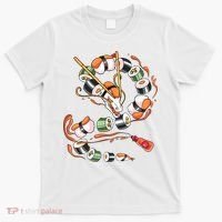 Sushi Dragon Roll Japanese Food Kawaii Dragon Anime Sushi T-Shirt thumb 0