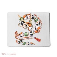 Sushi Dragon Roll Japanese Food Kawaii Dragon Anime Sushi Mousepad thumb 0