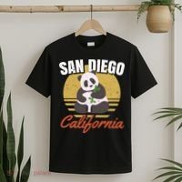 San Diego Retro Panda Zoo California Vintage T-Shirt thumb 2