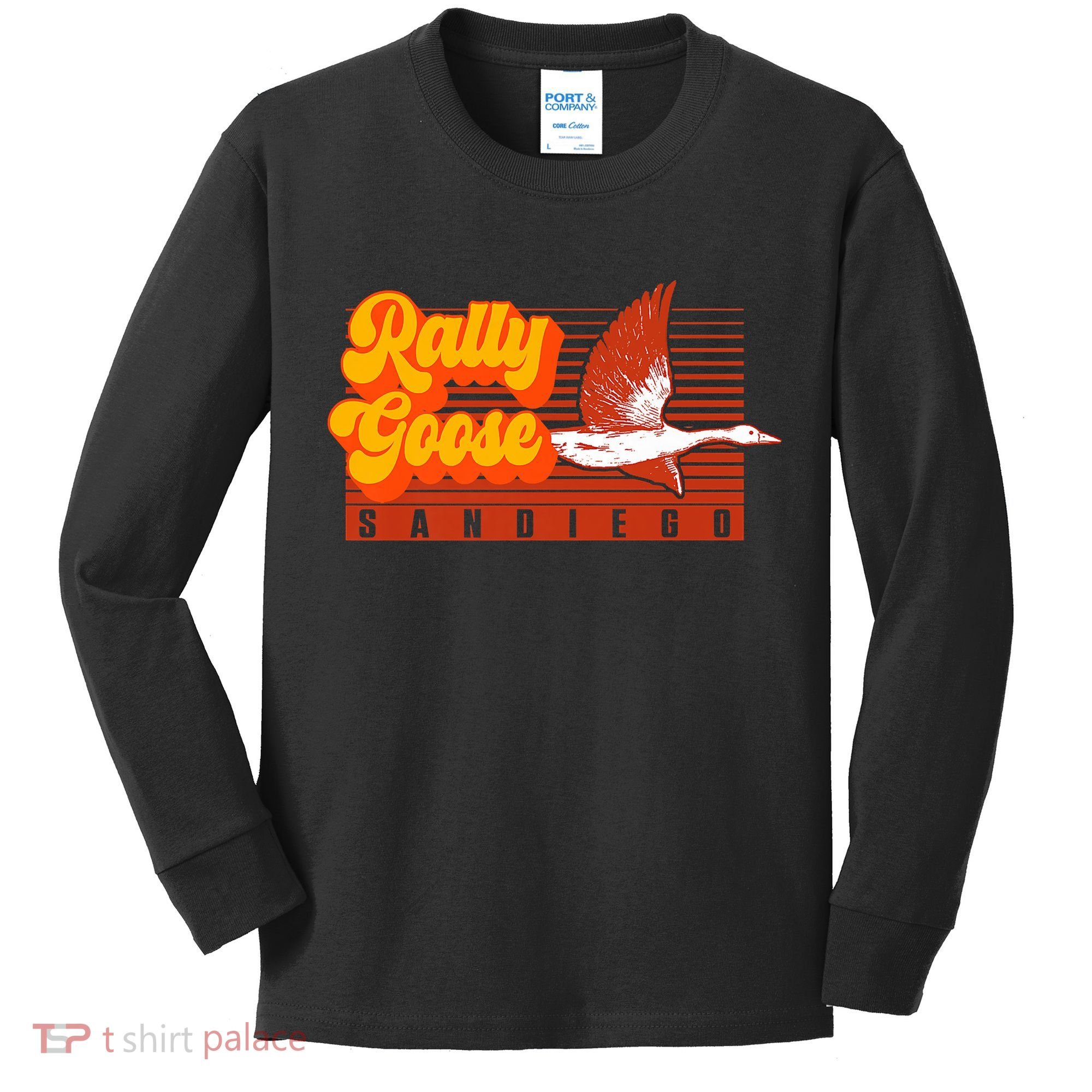 San Diego Rally Goose Kids Long Sleeve Shirt