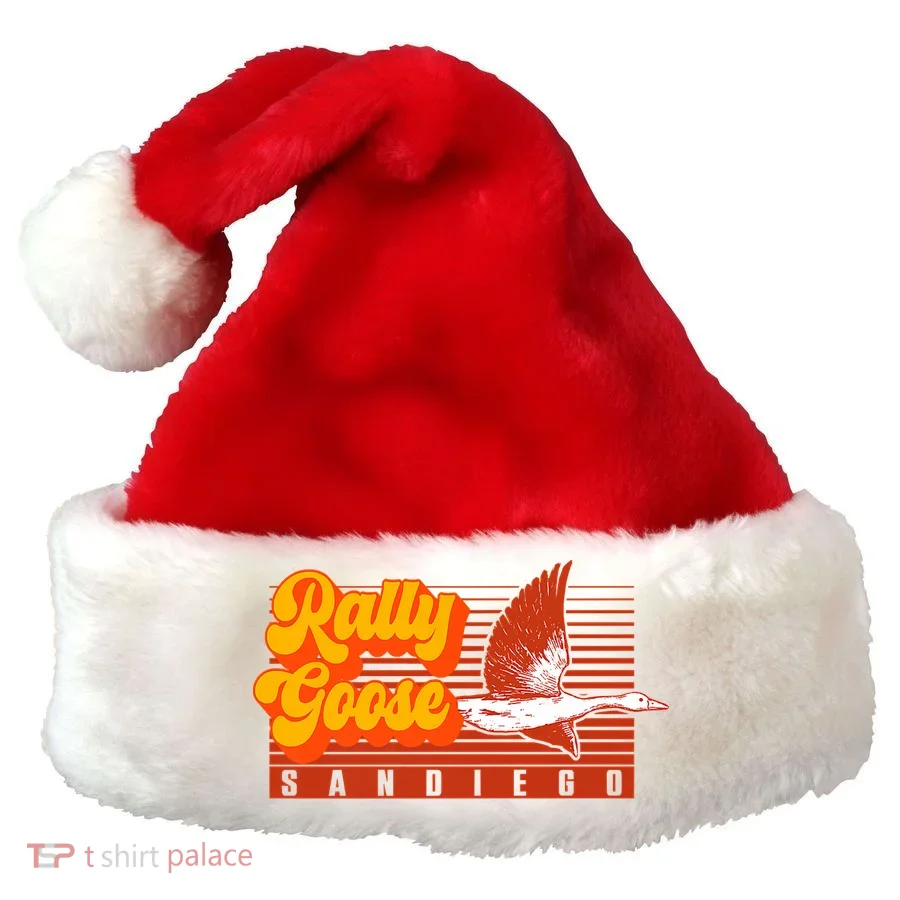 San Diego Rally Goose Santa Hat