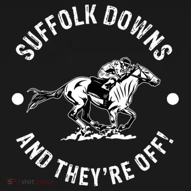 Suffolk Downs Racetrack Horse Racing Fan Equestrian MA Derby Womens Funnel Neck Pullover Hood
