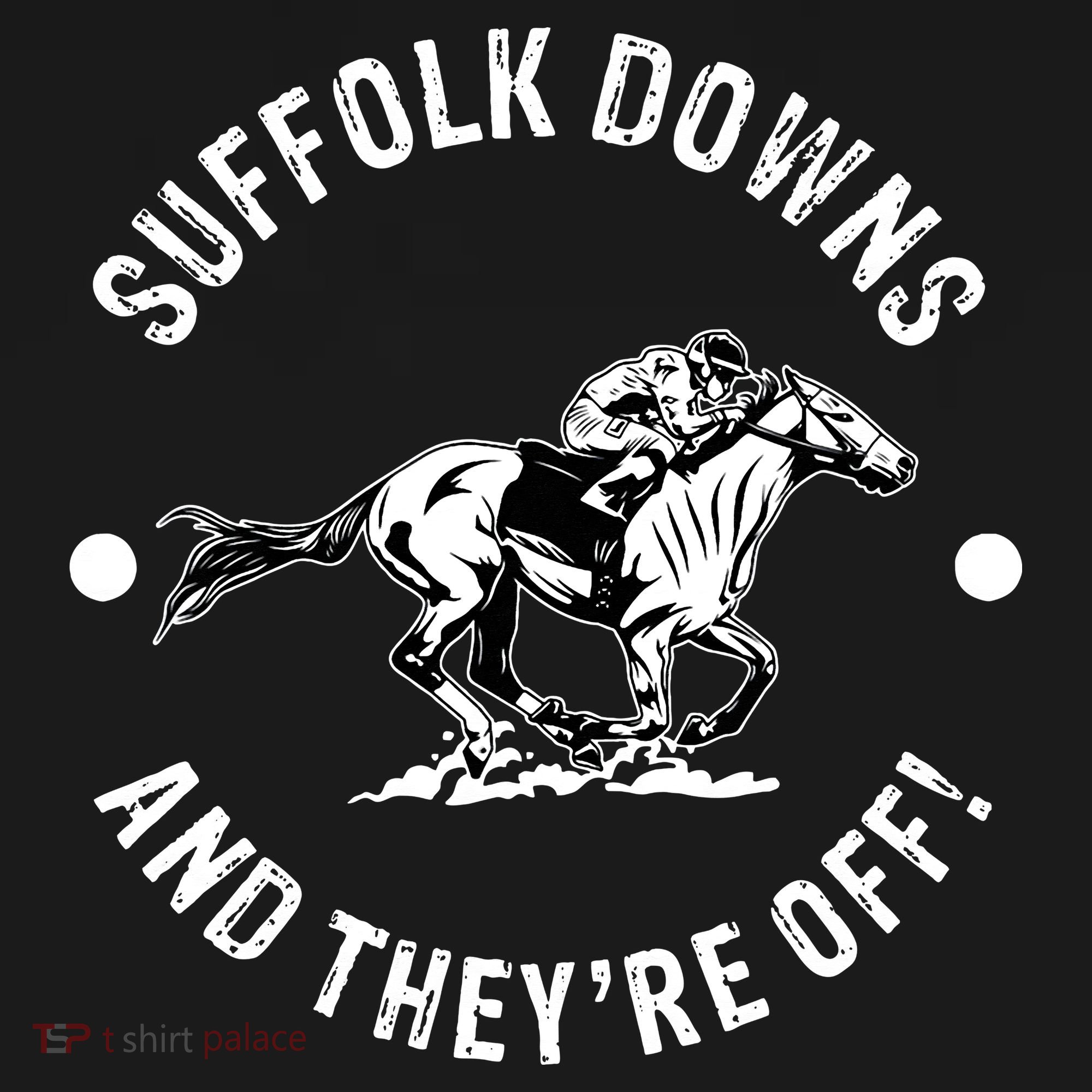 Suffolk Downs Racetrack Horse Racing Fan Equestrian MA Derby Womens Funnel Neck Pullover Hood
