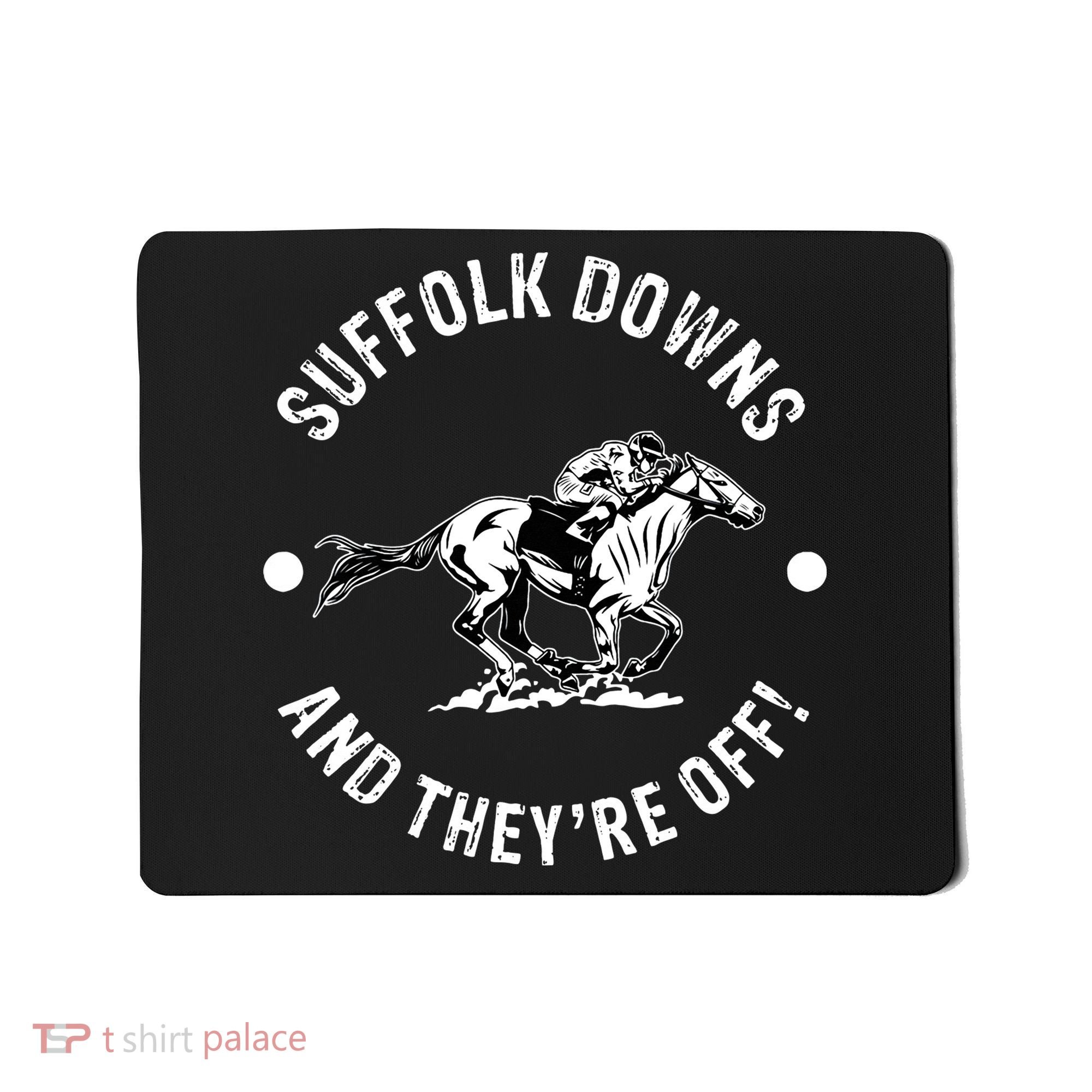 Suffolk Downs Racetrack Horse Racing Fan Equestrian MA Derby Mousepad