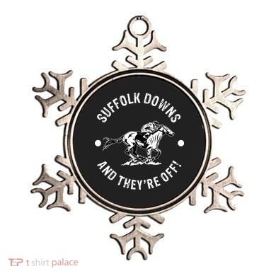 Suffolk Downs Racetrack Horse Racing Fan Equestrian MA Derby Ornament