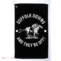 Suffolk Downs Racetrack Horse Racing Fan Equestrian MA Derby Golf Towel thumb 0