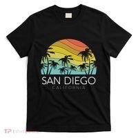San Diego Retro California La Jolla Oceanside Carlsbad Poway T-Shirt thumb 0