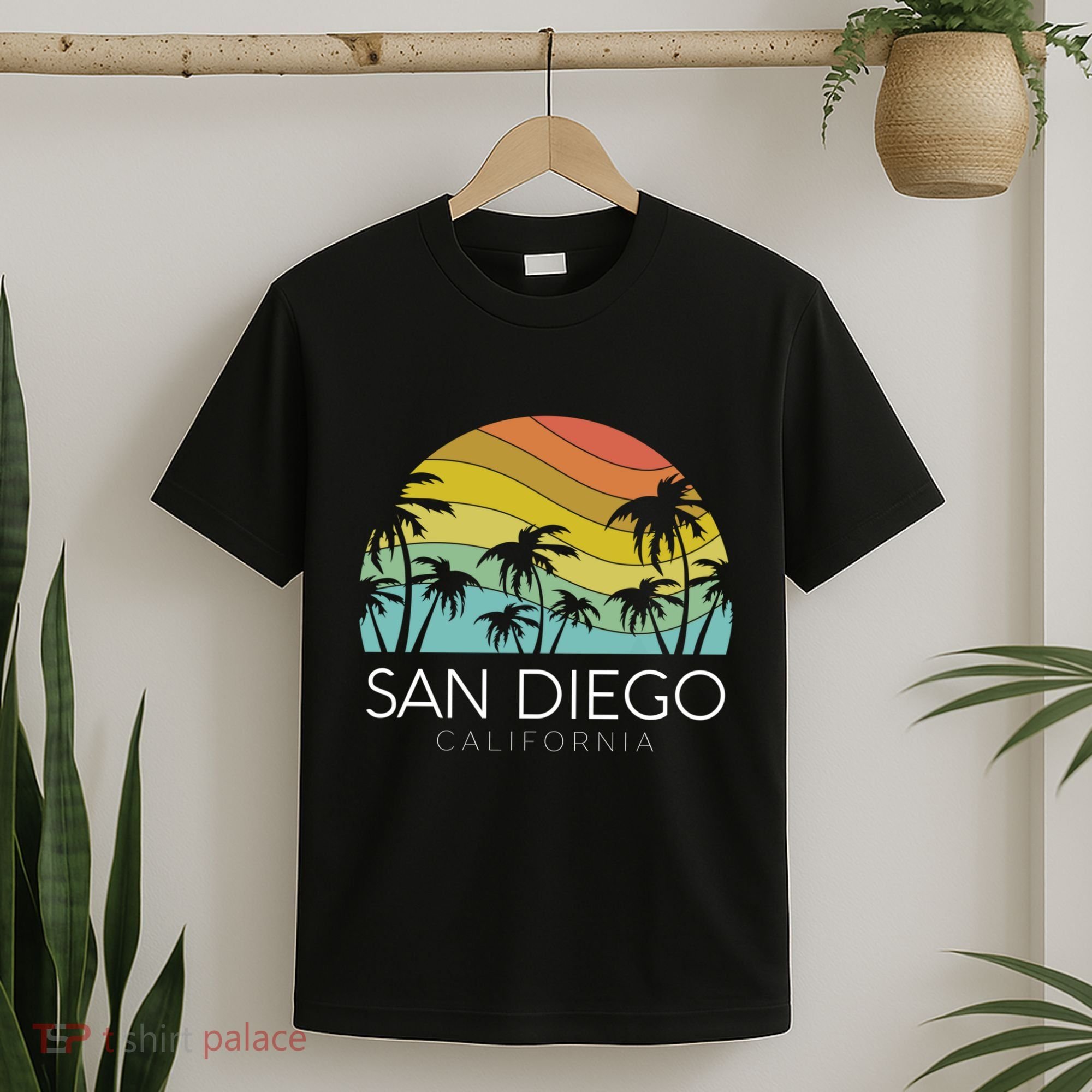 San Diego Retro California La Jolla Oceanside Carlsbad Poway T-Shirt