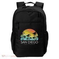 San Diego Retro California La Jolla Oceanside Carlsbad Poway Backpack thumb 0
