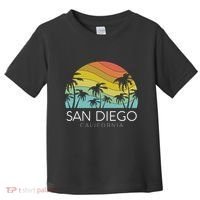 San Diego Retro California La Jolla Oceanside Carlsbad Poway Toddler T-Shirt thumb 0