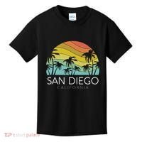 San Diego Retro California La Jolla Oceanside Carlsbad Poway Kids T-Shirt thumb 0