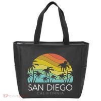 San Diego Retro California La Jolla Oceanside Carlsbad Poway Tote Bag thumb 0