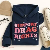 Support Drag Rights Drag Show Supporter Sassy Drag Queen Hoodie thumb 4