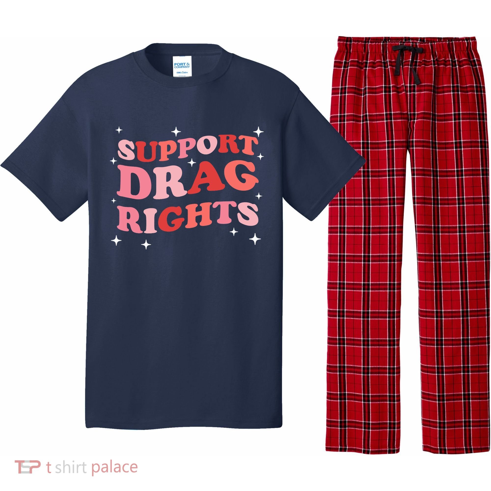 Support Drag Rights Drag Show Supporter Sassy Drag Queen Pajama Set
