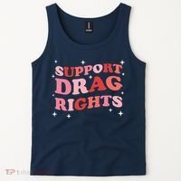 Support Drag Rights Drag Show Supporter Sassy Drag Queen Tank Top thumb 2