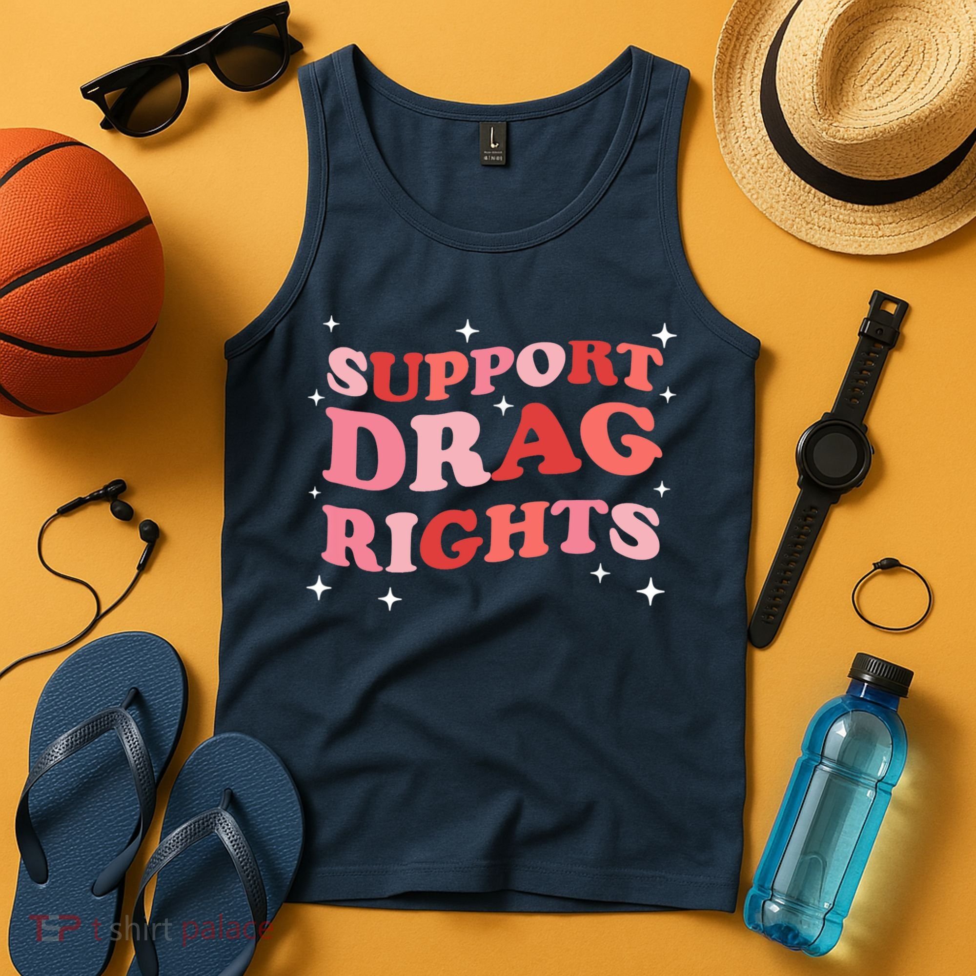 Support Drag Rights Drag Show Supporter Sassy Drag Queen Tank Top