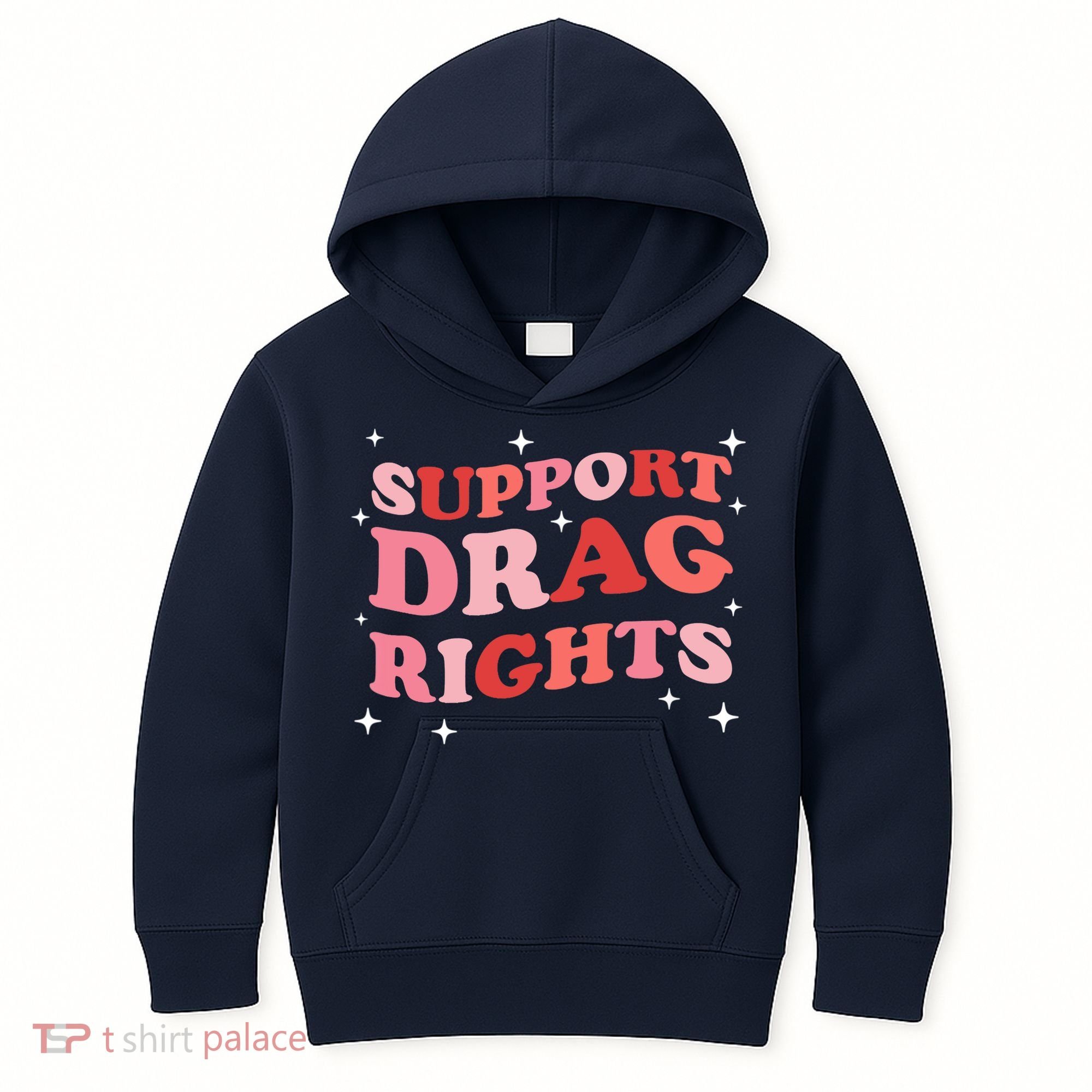 Support Drag Rights Drag Show Supporter Sassy Drag Queen Kids Hoodie
