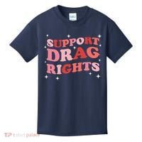 Support Drag Rights Drag Show Supporter Sassy Drag Queen Kids T-Shirt thumb 0