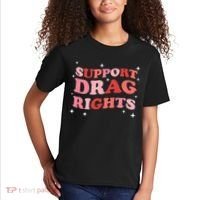 Support Drag Rights Drag Show Supporter Sassy Drag Queen Kids T-Shirt thumb 2