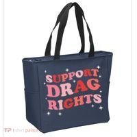 Support Drag Rights Drag Show Supporter Sassy Drag Queen Tote Bag thumb 2