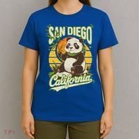 San Diego Retro Panda Zoo California State Vintage Gift T-Shirt thumb 4