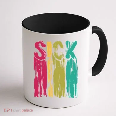 Sick Drip Retro Coffee Mug back