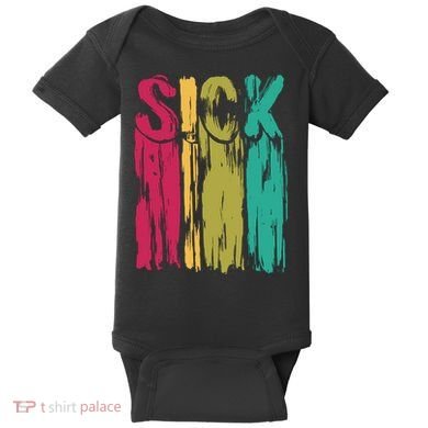 Sick Drip Retro Baby Bodysuit