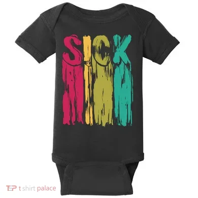 Sick Drip Retro Baby Bodysuit