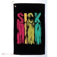 Sick Drip Retro Golf Towel thumb 0