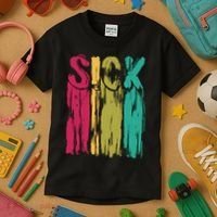 Sick Drip Retro Kids T-Shirt thumb 3