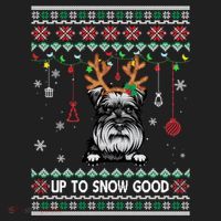 Schnauzer Dog Reindeer Ugly Christmas Xmas Gift Hat thumb 2