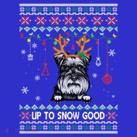 Schnauzer Dog Reindeer Ugly Christmas Xmas Gift Mousepad thumb 1