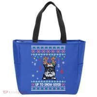 Schnauzer Dog Reindeer Ugly Christmas Xmas Gift Tote Bag thumb 0