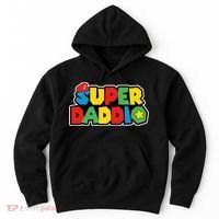 Super Daddio Retro Video Game Fathers Day Dad Gaming Hoodie thumb 0
