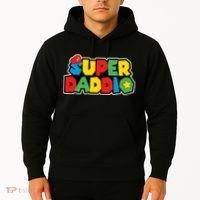 Super Daddio Retro Video Game Fathers Day Dad Gaming Hoodie thumb 2