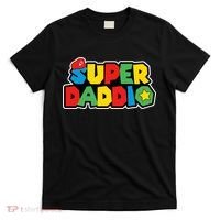 Super Daddio Retro Video Game Fathers Day Dad Gaming T-Shirt thumb 0