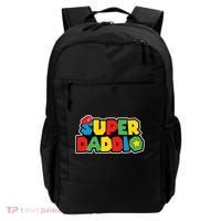 Super Daddio Retro Video Game Fathers Day Dad Gaming Backpack thumb 0