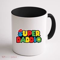 Super Daddio Retro Video Game Fathers Day Dad Gaming Coffee Mug thumb 1