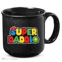 Super Daddio Retro Video Game Fathers Day Dad Gaming 15oz Campfire Ceramic Mug thumb 0