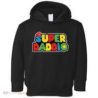 Super Daddio Retro Video Game Fathers Day Dad Gaming Toddler Hoodie thumb 0