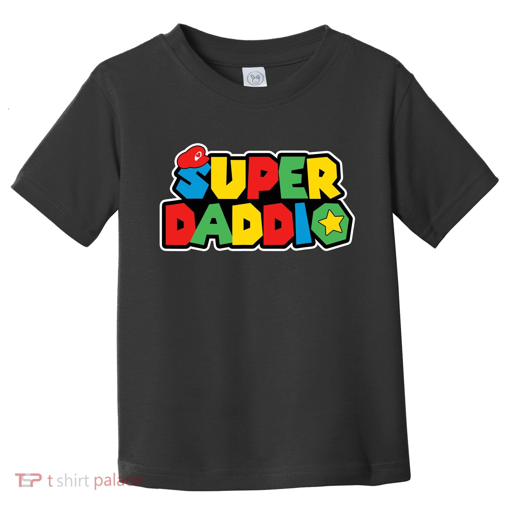 Super Daddio Retro Video Game Fathers Day Dad Gaming Toddler T-Shirt