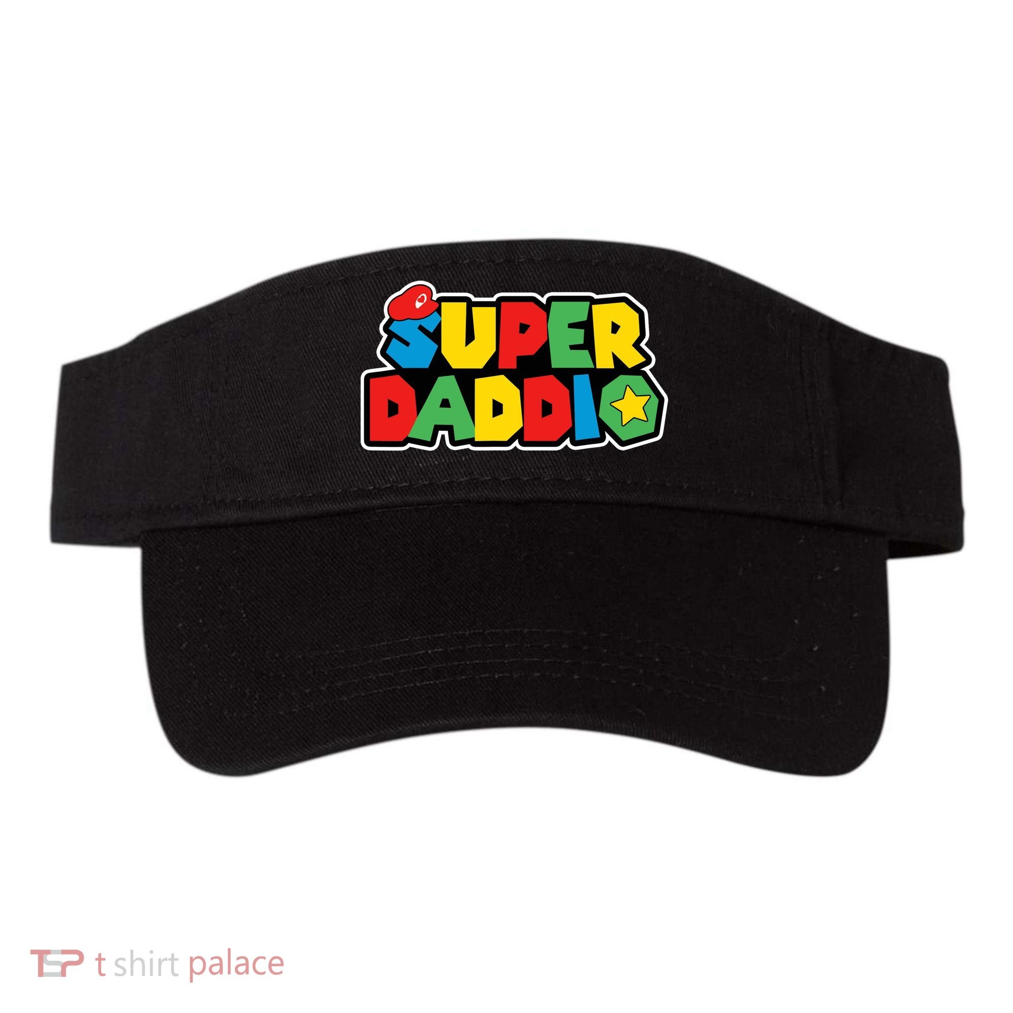 Super Daddio Retro Video Game Fathers Day Dad Gaming Visor