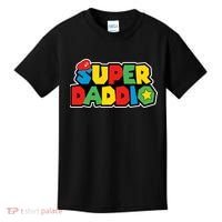 Super Daddio Retro Video Game Fathers Day Dad Gaming Kids T-Shirt thumb 0